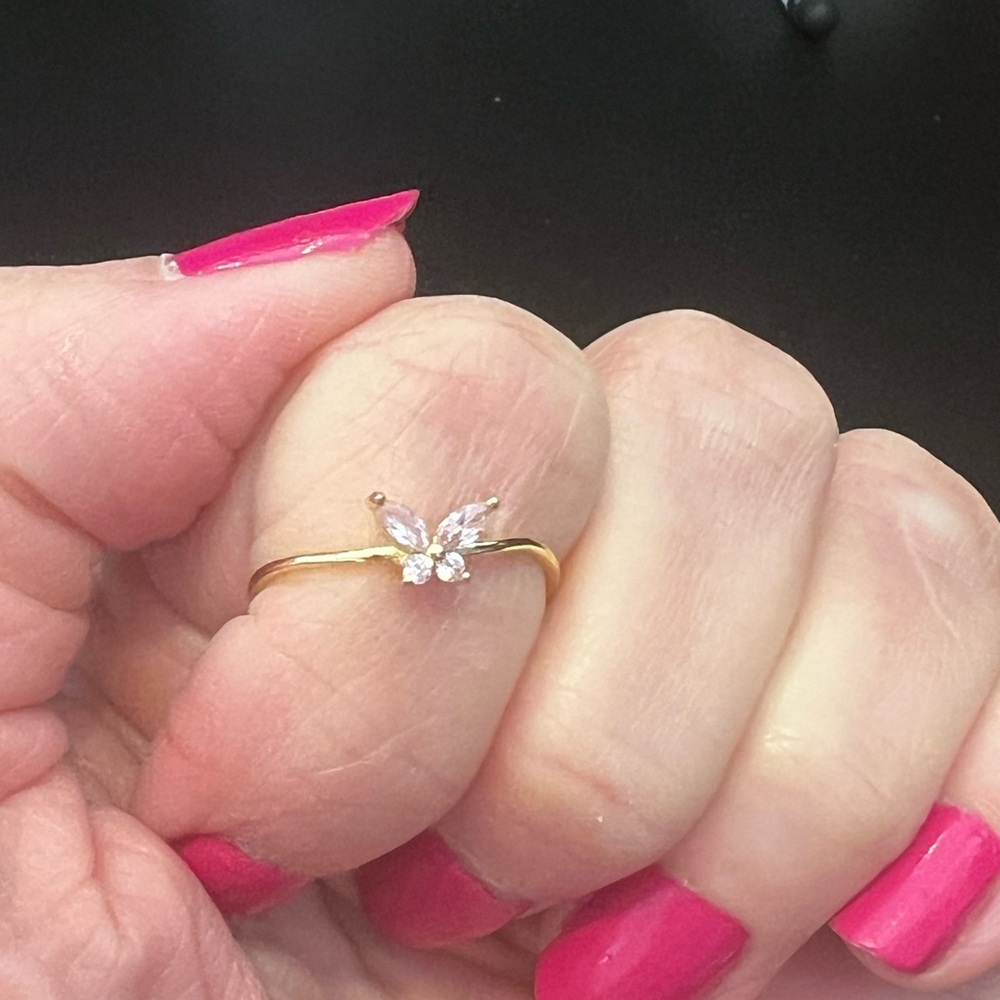 Pretty ring sterling silver - Picture 1 of 4